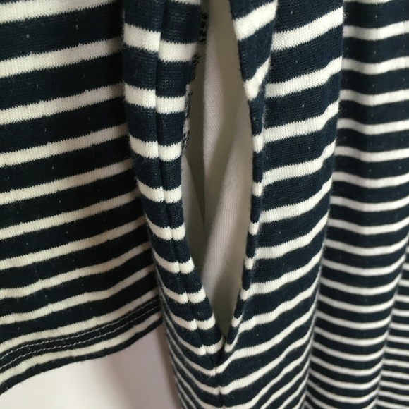 Abercrombie & Fitch Navy Striped Knit Dress - Picture 5 of 6